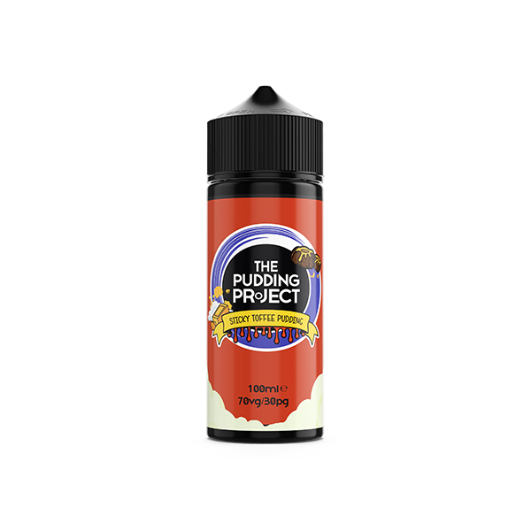 0mg Pudding Project E-liquid Shortfill 100ml (70VG/30PG) - Flavour: Cinnamon Sugar Apple Pie