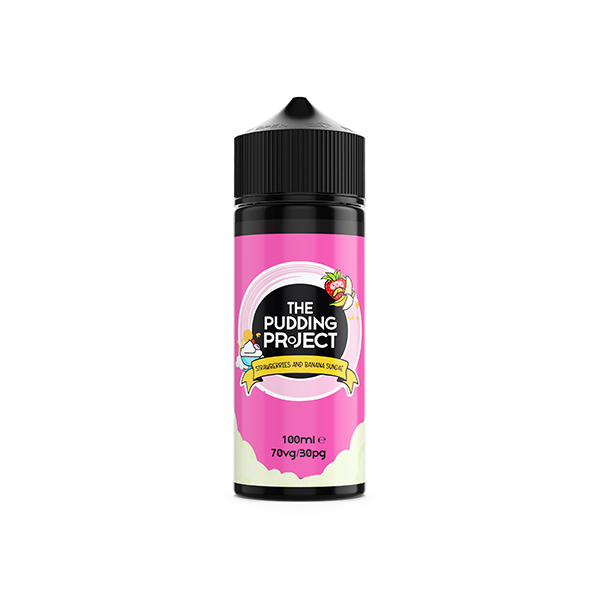 0mg Pudding Project E-liquid Shortfill 100ml (70VG/30PG) - Flavour: Chocolate Fudge Cake