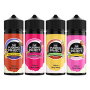 0mg Pudding Project E-liquid Shortfill 100ml (70VG/30PG) - Flavour: Salted Caramel Cheesecake