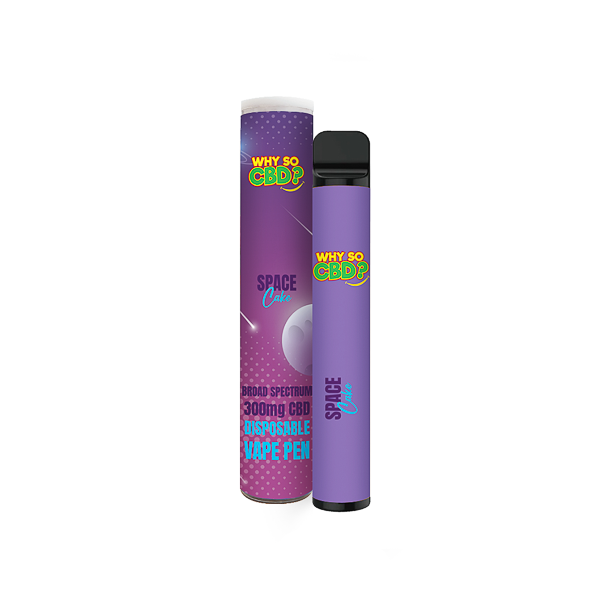 Why So CBD? 300mg CBD Broad Spectrum Disposable Vape - 2ml - Flavour: Raspberry Kush