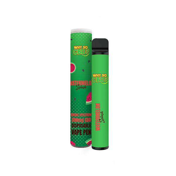 Why So CBD? 300mg CBD Broad Spectrum Disposable Vape - 2ml - Flavour: Vimto Haze