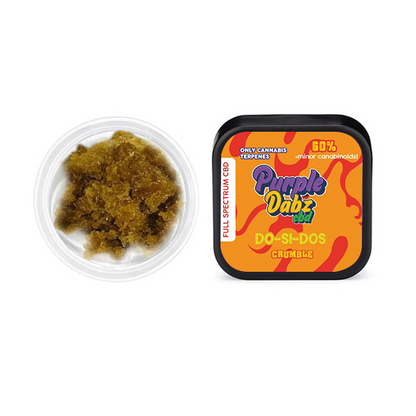 Purple Dank 60% Full Spectrum Crumble - 0.5g (BUY 1 GET 1 FREE) - Flavour: Blue Cheese