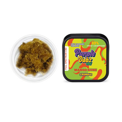 Purple Dank 60% Full Spectrum Crumble - 0.5g (BUY 1 GET 1 FREE) - Flavour: Amnesia Haze