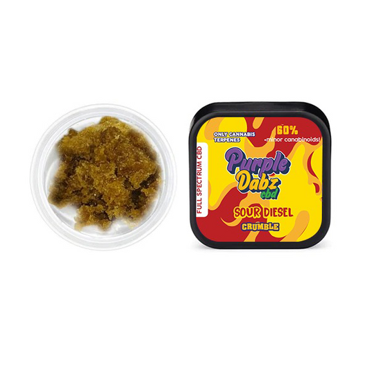 Purple Dank 60% Full Spectrum Crumble - 0.5g (BUY 1 GET 1 FREE) - Flavour: Blue Cheese