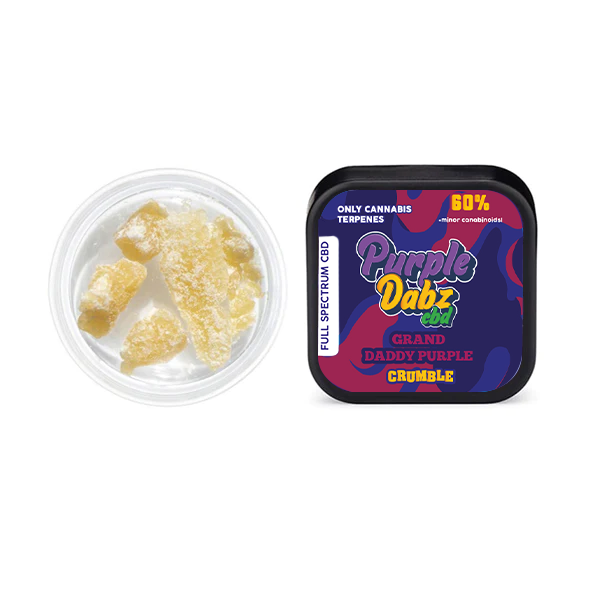 Purple Dank 60% Full Spectrum Crumble - 0.5g (BUY 1 GET 1 FREE) - Flavour: Lemon Haze