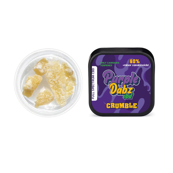 Purple Dank 60% Full Spectrum Crumble - 0.5g (BUY 1 GET 1 FREE) - Flavour: Amnesia Haze