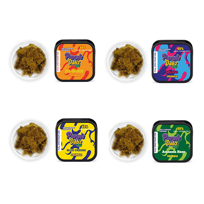 Purple Dank 60% Full Spectrum Crumble - 0.5g (BUY 1 GET 1 FREE) - Flavour: Blue Cheese