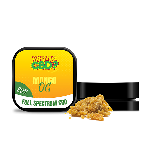 Why So CBD? 80% Full Spectrum CBD Crumble 1g - Flavour: Strawberry Cough