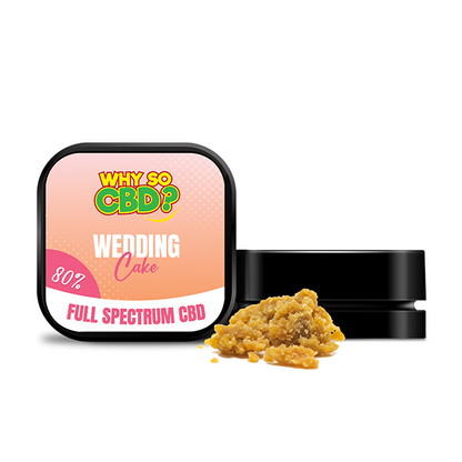 Why So CBD? 80% Full Spectrum CBD Crumble 1g - Flavour: Strawberry Cough