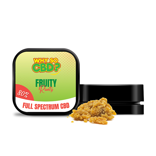 Why So CBD? 80% Full Spectrum CBD Crumble 1g - Flavour: Mango OG