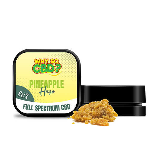 Why So CBD? 80% Full Spectrum CBD Crumble 5g - Flavour: Blue Raspberry