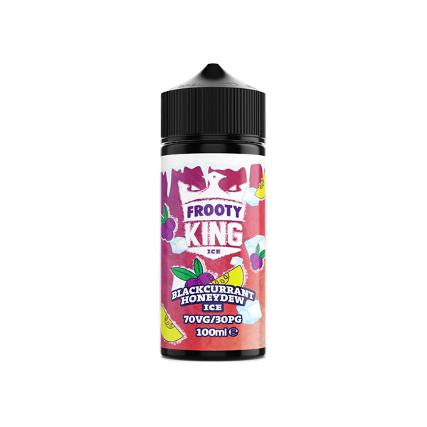Frooty King Ice 100ml Shortfill 0mg (70VG/30PG) - Stoptober Special Offer! - Flavour: Blackcurrant Honeydew