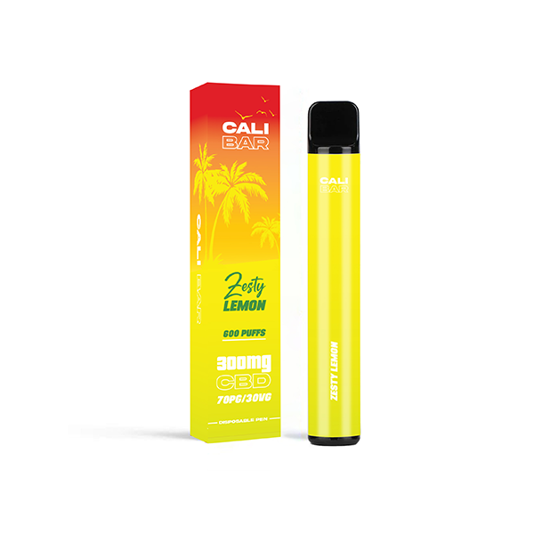 CALI BAR 300mg CBD Disposable Vape Device 600 Puffs - Flavour: Blackcurrant Menthol