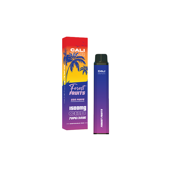 Cali Co 1500mg CBD Disposable Vape - 3000 puffs - Flavour: Tropical Fruit salad