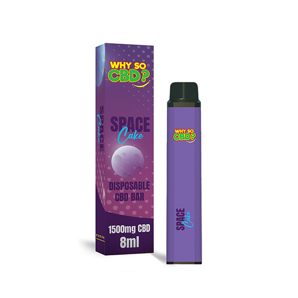 Why So CBD? 1500mg CBD Broad Spectrum Disposable Vape - 8ml - Flavour: Hash Berg