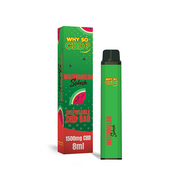Why So CBD? 1500mg CBD Broad Spectrum Disposable Vape - 8ml - Flavour: Hash Berg