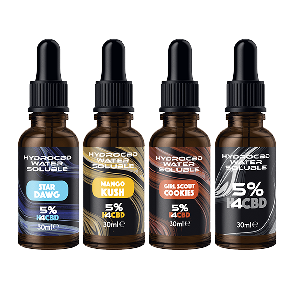 Hydrovape 5% Water Soluble H4-CBD Extract - 30ml - Flavour: Unflavoured