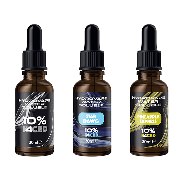 Hydrovape 10% Water Soluble  H4-CBD - 30ml - Flavour: Mango Kush