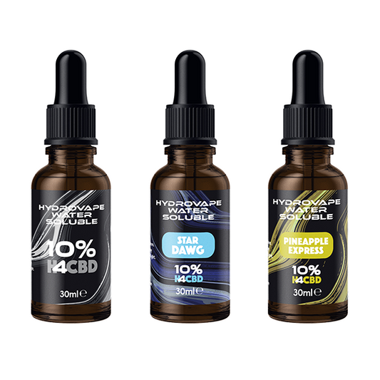 Hydrovape 10% Water Soluble  H4-CBD - 30ml - Flavour: Grandaddy Purple