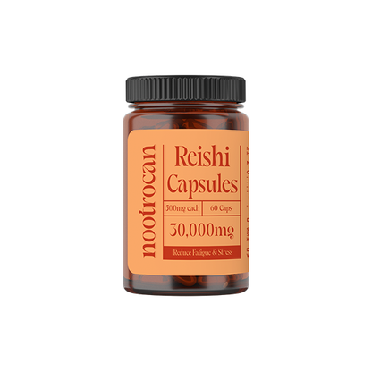 Nootrocan 30000mg Nootropic Vegan Mushroom Capsules - 60 Caps - Mushroom Type: Reishi