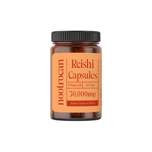 Nootrocan 30000mg Nootropic Vegan Mushroom Capsules - 60 Caps - Mushroom Type: Reishi