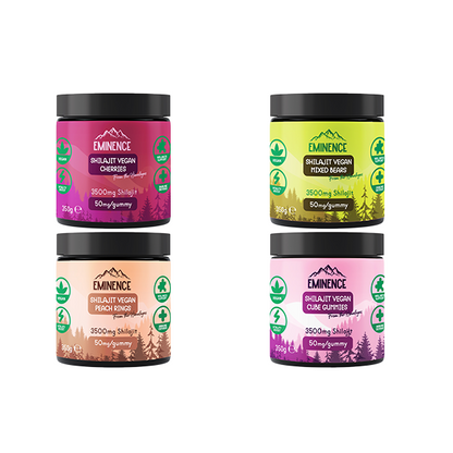Eminence 3500mg Shilajit Vegan Gummies 350g - Flavour: Bottles