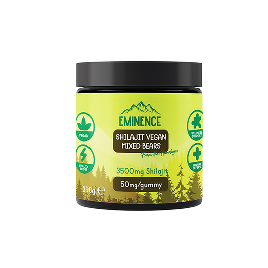 Eminence 3500mg Shilajit Vegan Gummies 350g - Flavour: Mixed Bears