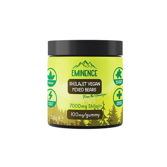 Eminence 7000mg Shilajit Vegan Gummies 350g - Flavour: Mixed Bears