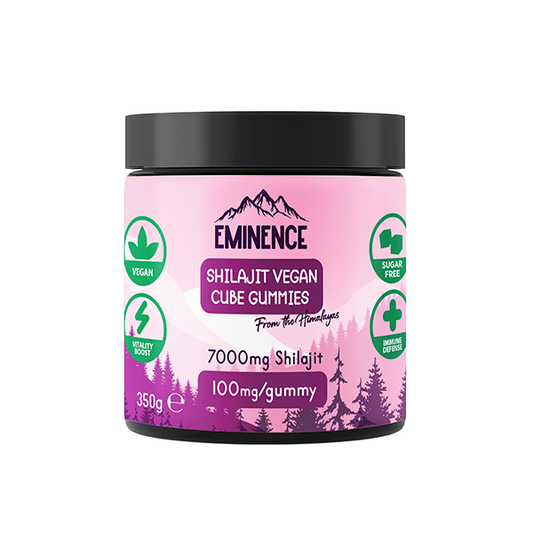 Eminence 7000mg Shilajit Vegan Gummies 350g - Flavour: Strawberries