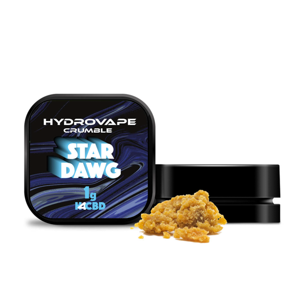 Hydrovape 80% H4 CBD Crumble 1g - Flavour: Grand Daddy Purple