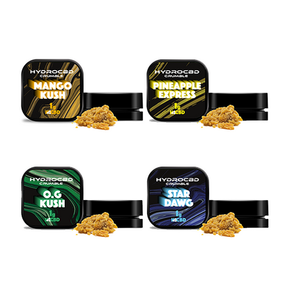 Hydrovape 80% H4 CBD Crumble 1g - Flavour: Pineapple Express