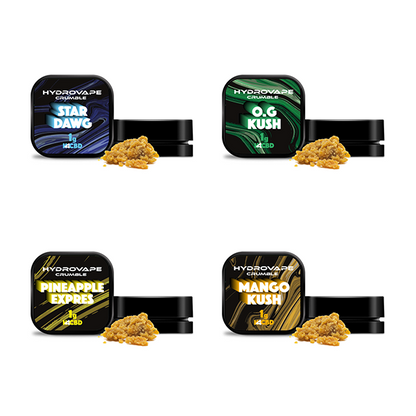 Hydrovape 80% H4 CBD Crumble 1g - Flavour: Pineapple Express