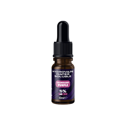 Hydrovape 5% Water Soluble H4 CBD Drops - 10ml - Flavour: Unflavoured