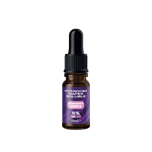 Hydrovape 5% Water Soluble H4-CBD Extract - 10ml - Flavour: Grandaddy Purple