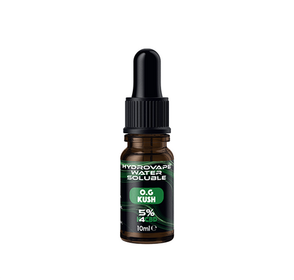 Hydrovape 5% Water Soluble H4 CBD Drops - 10ml - Flavour: Unflavoured