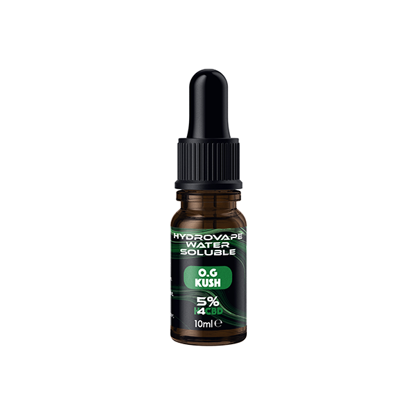 Hydrovape 5% Water Soluble H4 CBD Drops - 10ml - Flavour: Mango Kush