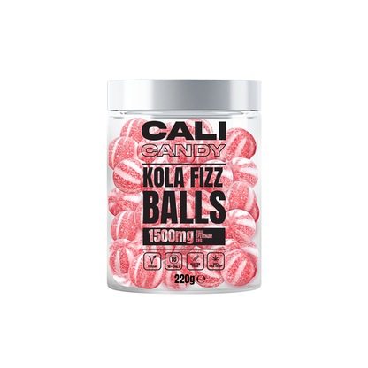 CALI CANDY MAX 1500mg Full Spectrum CBD Vegan Sweets  - 10 Flavours - Flavour: Super Sour Cherry