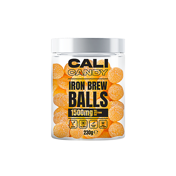 CALI CANDY MAX 1500mg Full Spectrum CBD Vegan Sweets  - 10 Flavours - Flavour: Peaches & Cream