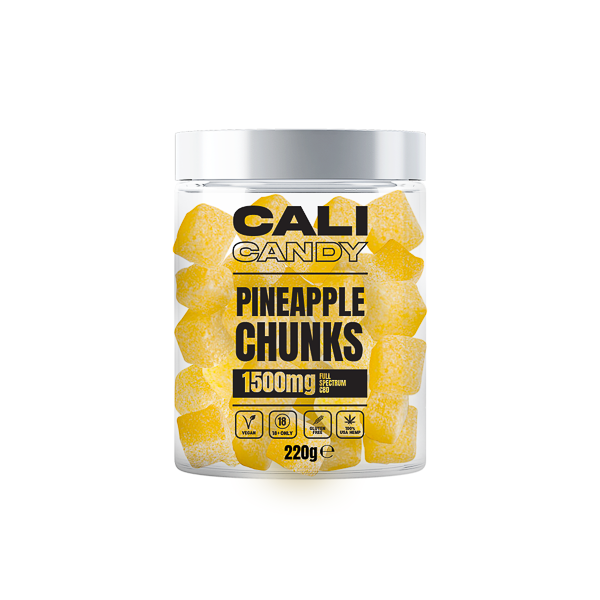 CALI CANDY MAX 1500mg Full Spectrum CBD Vegan Sweets  - 10 Flavours - Flavour: Super Sour Cherry