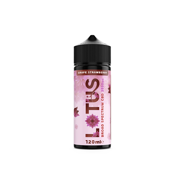 Lotus Leaf CBD 2500mg CBD Broad-Spectrum E-liquid 100ml (70VG/30PG) - Flavour: Vanilla Ice