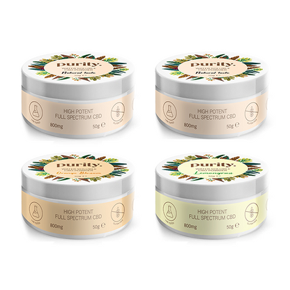 Purity 800mg Full-Spectrum High Potency CBD Water Soluble Powder 50g - Flavour: Lemongrass