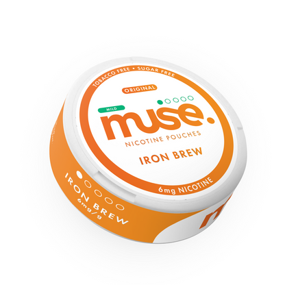 6mg Muse Nicotine Pouches (UK Made) - 20 Pouches - Flavour: Iron Brew