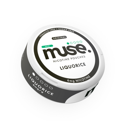 6mg Muse Nicotine Pouches (UK Made) - 20 Pouches - Flavour: Iron Brew
