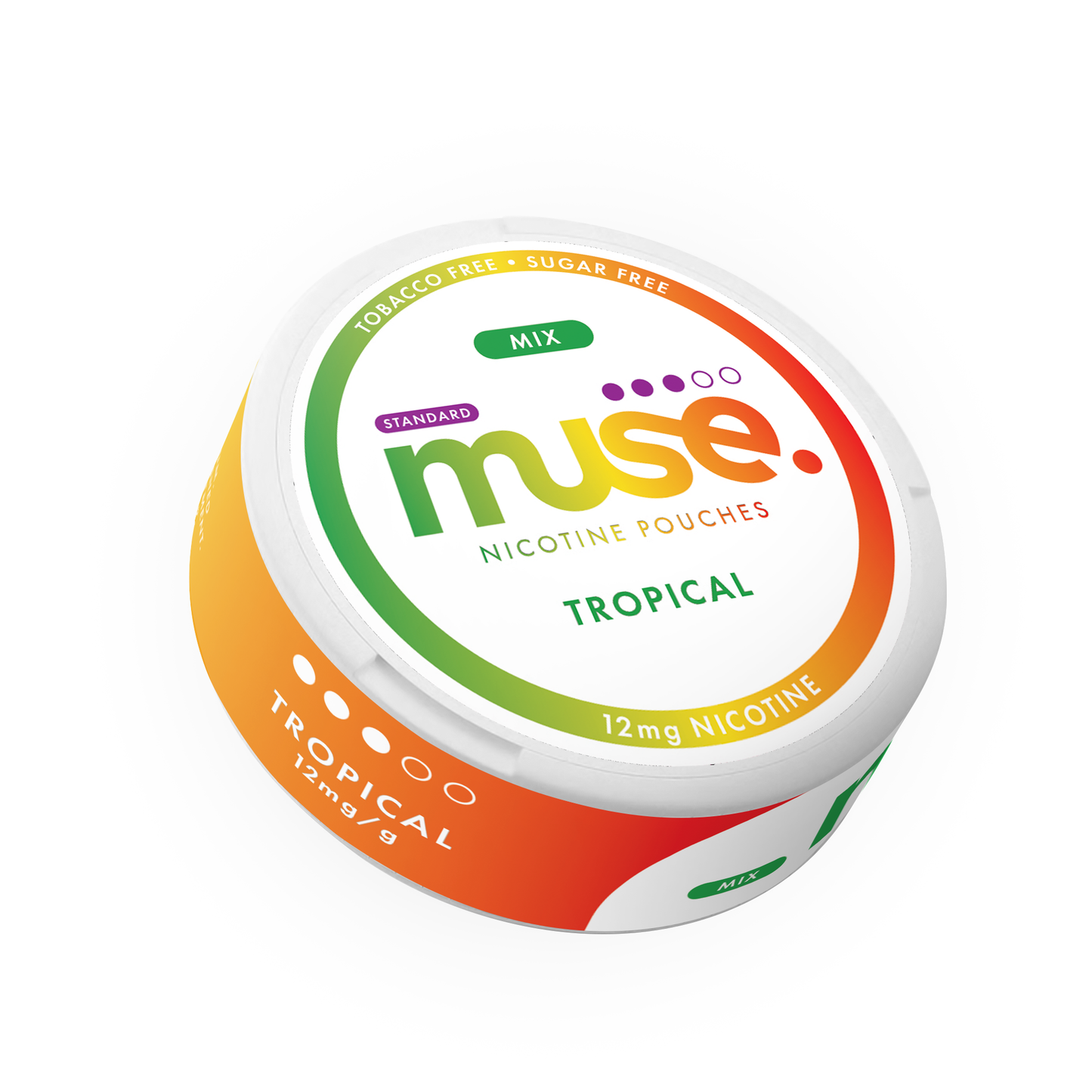 12mg Muse Nicotine Pouches - 20 Pouches - Flavour: Strawberry Raspberry Cherry