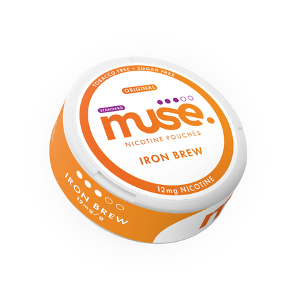 12mg Muse Nicotine Pouches (UK Made) - 20 Pouches - Flavour: Iron Brew
