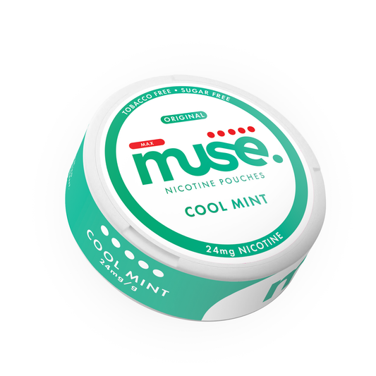 24mg Muse Nicotine Pouches - 20 Pouches - Flavour: Cool Mint