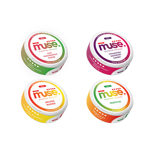 24mg Muse Nicotine Pouches - 20 Pouches - Flavour: Orange Mango