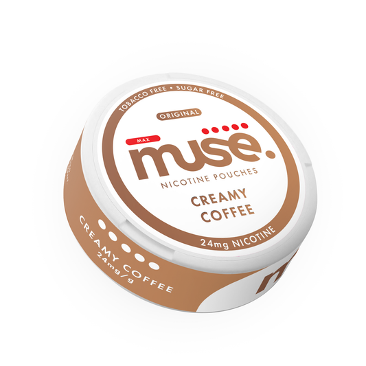 24mg Muse Nicotine Pouches - 20 Pouches - Flavour: Creamy Coffee