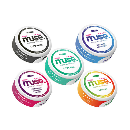 18mg Muse Nicotine Pouches - 20 Pouches - Flavour: Cola Ice