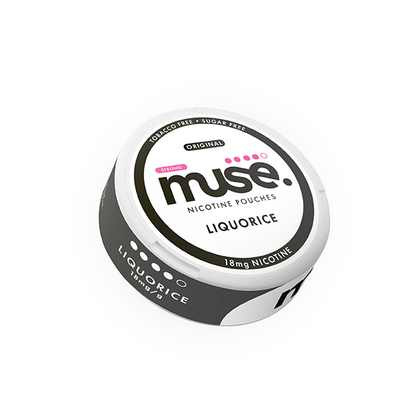 18mg Muse Nicotine Pouches (UK Made) - 20 Pouches - Flavour: Strawberry Raspberry Cherry